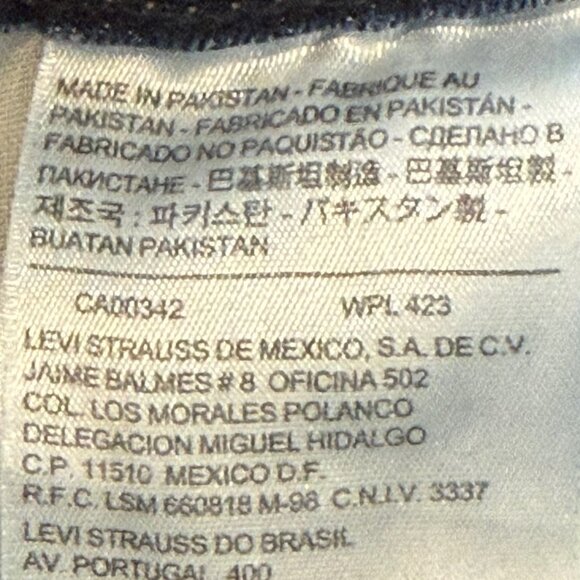 Levi's Capri Denim Jeans Size 4‎ - Picture 11 of 12